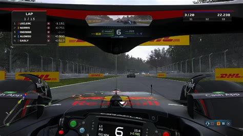 F Gp Monza No Assists Cockpit View Race Laps Youtube