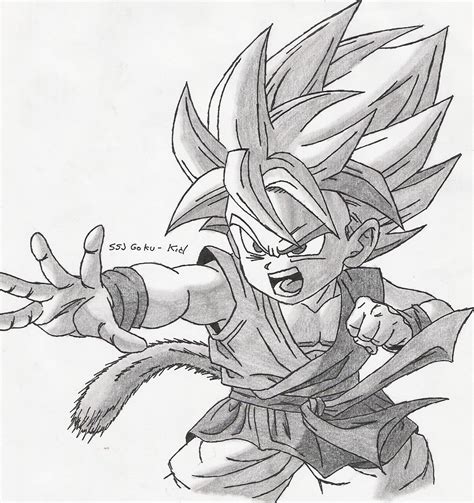 Ssj Goku Kid By Sketcher6138 On Deviantart