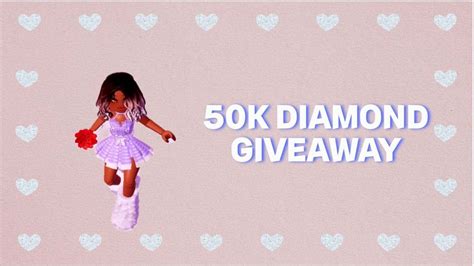 Royale High Giveaway 50k Diamonds Over Royale High Youtube