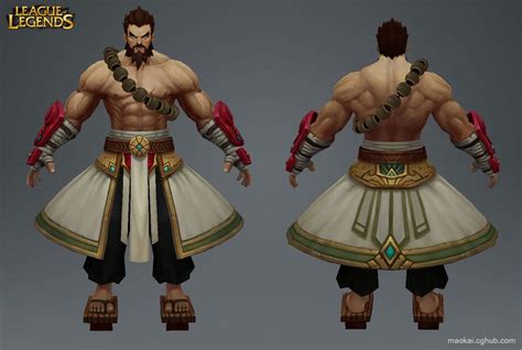 Maokai Spirit Guard Udyr In Game Geo And Texture By Maokaixiao On