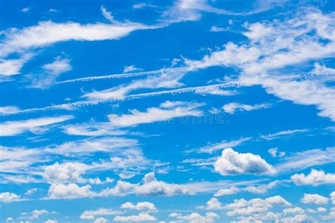 Beautiful White Clouds On Blue Sky Stock Photo Image Of Beautiful