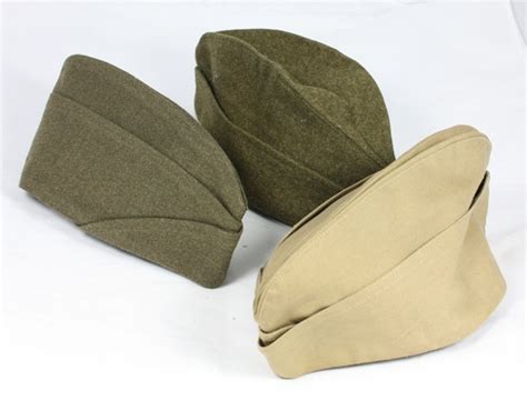 Vintage Us Army Field Hats Wwii 1 Cotton By Ilovevintagestuff