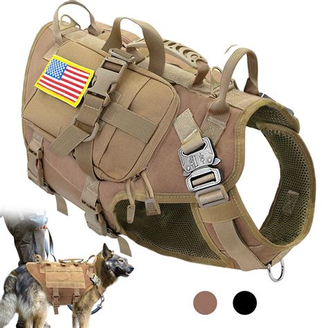 2021 Tactical Military No Pull Pet K9 Vest For Medium Large Dogs