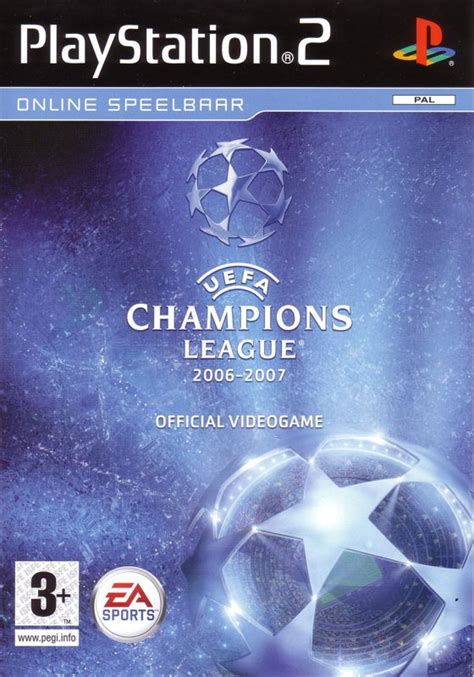 Uefa Champions League 2006 2007 2007 Playstation 2 Box Cover Art