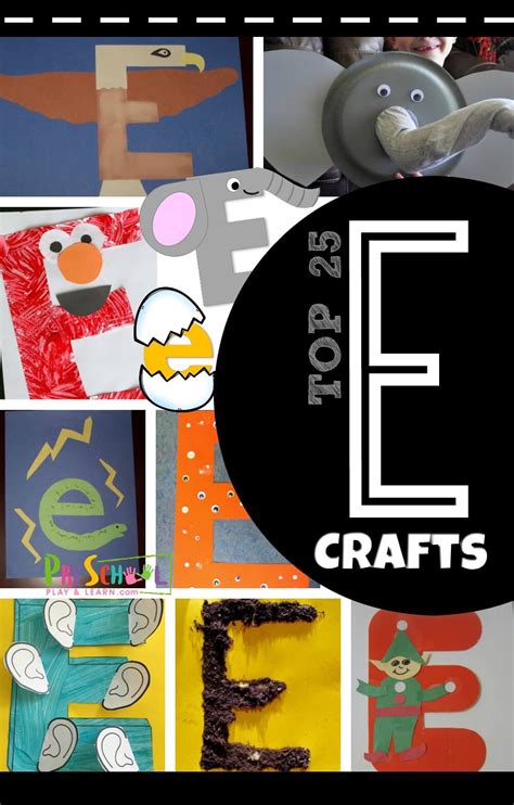 12 Easy Letter E Crafts Activities Kids Activities Blog