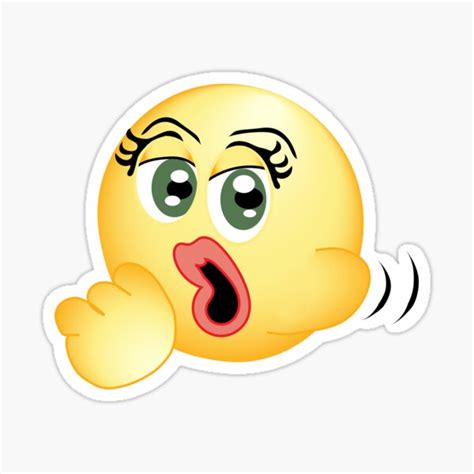 Orale Fixierung Der Blowjob Emoji Sticker Von StinkPad Redbubble