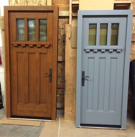 I have not seen too many of these driving the historical neighborhoods of seattle but have heard they were used in the 20s. Craftsman Style Passive House Doors Custom Made by H&H ...