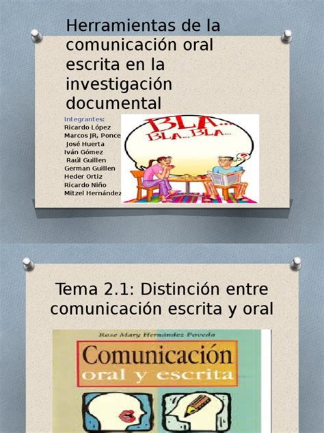 Herramientas De La Comunicación Oral Escrita En La Numero Gramatical