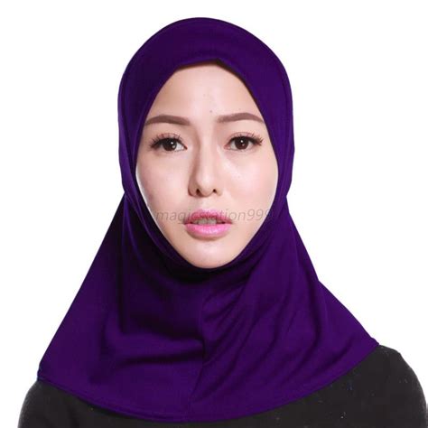 Muslim Women Under Scarf Hat Cap Islamic Ladies Neck Cover Hijab