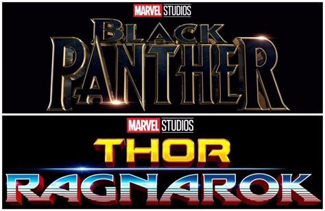Black Panther Thor Ragnarok Logos Planeta Marvel