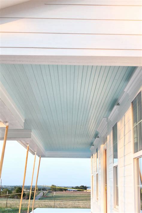 Love Blue Porch Ceilings Is It Worth It To Paint My Vinyl Ceiling Blue Lake House Paint Colors