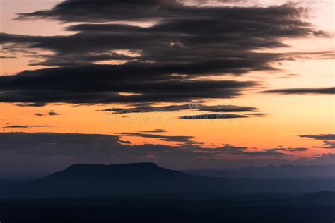 Majestic Sunset In The Mountains Landscape With Sunny Beams Dramatic