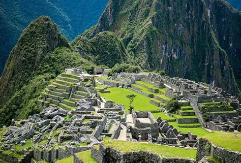 El Valle Sagrado De Los Incas Machu Picchu Inca City Photo Aerial