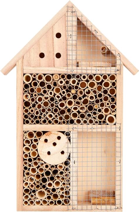 Amazon Com Lulu Home Wooden Insect House Hanging Insect Hotel For Bee