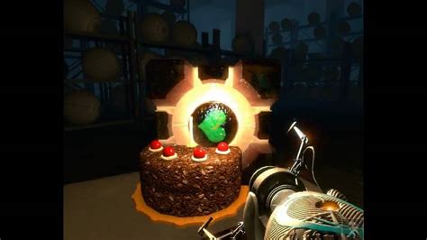 Portal Getting To The Cake Room And Back Without Cheats