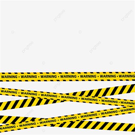 Yellow Stripe Clipart Transparent Background Warning Line And Danger