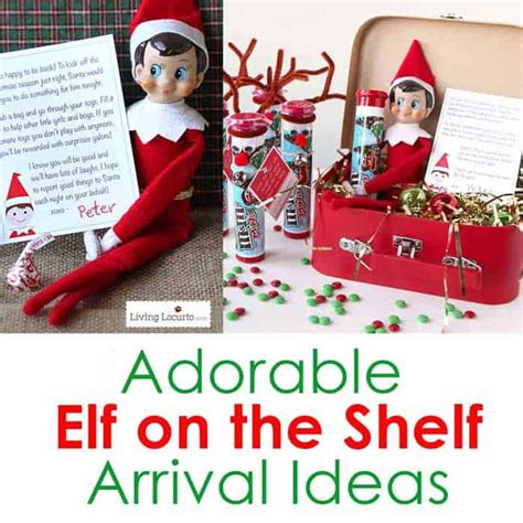 7 Best Elf On The Shelf Arrival Ideas Christmas Elf Printables Video