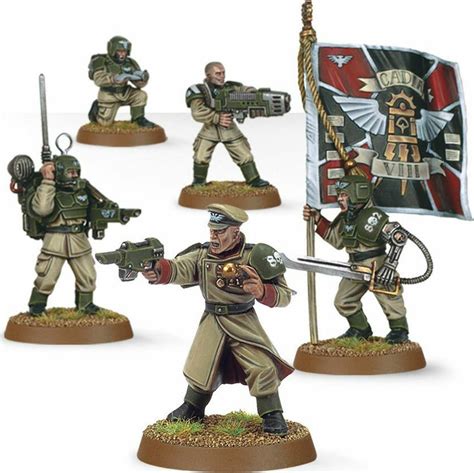 Games Workshop Warhammer 40000 Astra Militarum Cadian Command Squad