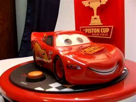The colorful and functional piece features a red metal base and a themed shade with the popular lightning mcqueen. Disney Pixar Lightning McQueen Alarm/ Lamp clock E-Bay Auction - YouTube