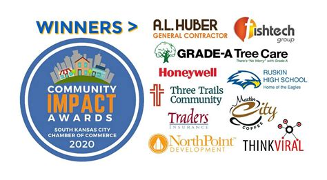 2020 Skcc Community Impact Award Winners South Kc Chamber