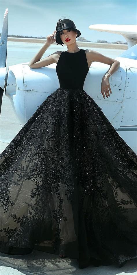 33 Beautiful Black Wedding Dresses That Will Strike Your Fancy Fancy