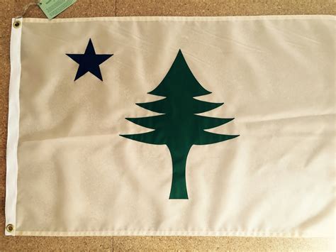 Original Maine Flag Made In Maine Etsy