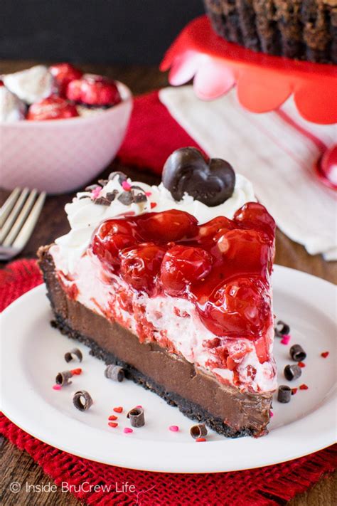 Then, use a vegetable peeler to shave the dark chocolate. Chocolate Cherry Mousse Tart | Recipe | Cherry recipes ...