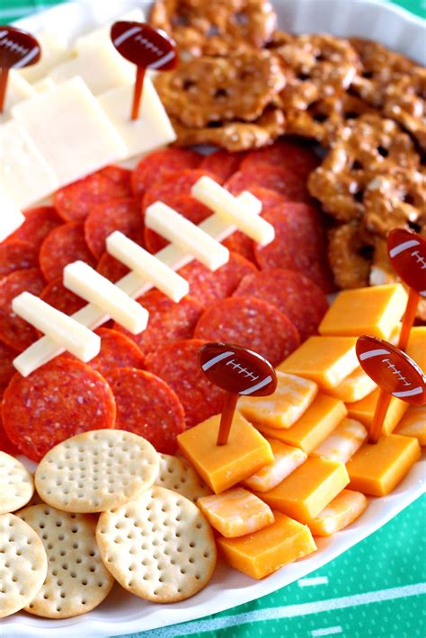 Cheese And Cracker Football Party Platter Artofit