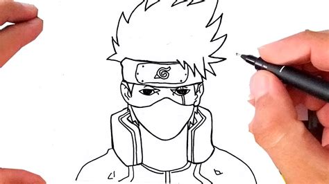 Como Desenhar O Kakashi Naruto Youtube