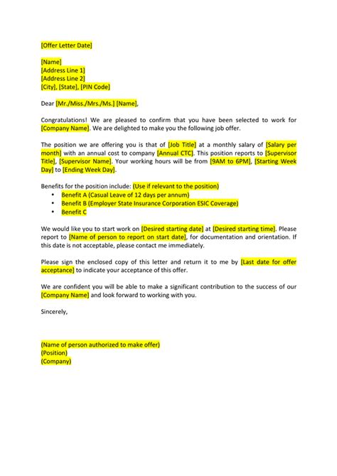 contoh offer letter kerja job offer letter template for word polo porn sex picture