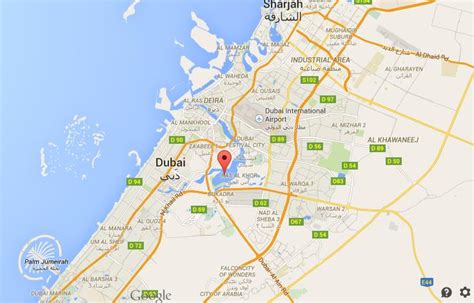 Where Is Dubai Creek On Map Dubai