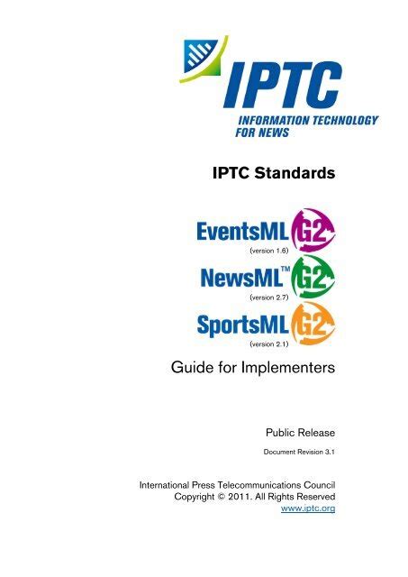 G2 Standards Implementation Guide International Press