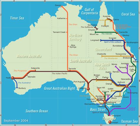 Australian Rail Maps