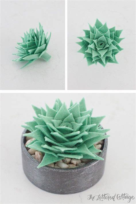 The Lettered Cottage How To Make A Faux Succulent