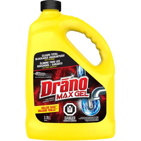 Drano 38l Max Gel Drain Cleaner Weeks Home Hardware