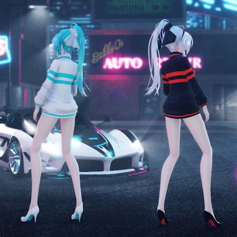 【mmd】miku × Haku Gimme×gimme R 18 Wallpaper Workshop 18