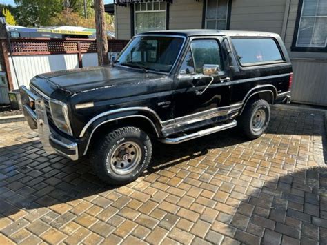 1986 Ford Bronco Xlt 4x4 Bullnose Very Rare For Sale