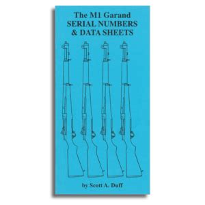 The M1 Garand Compete Set 6 Books Scott Duff Historic Marital Arms