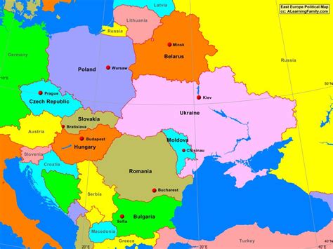 Political Map Of Eastern Europe Get Map Update