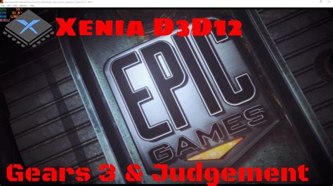 [XBOX 360 Emulator] Xenia D3D12 | Gears 3 and Judgement - YouTube