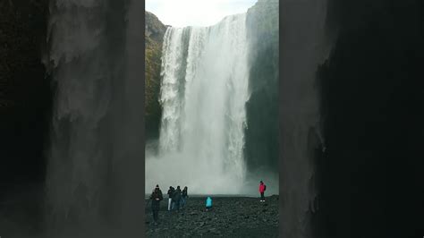 Skógafoss Waterfall Near Skógar Iceland Youtube