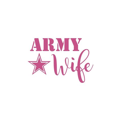 Army Wife Vinyl Decal Army Wife Sticker Army Wife Car Window Etsy