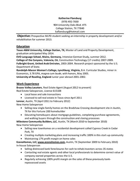Internship resume objective (college student). College Student Internship Resume - Free Resume Templates