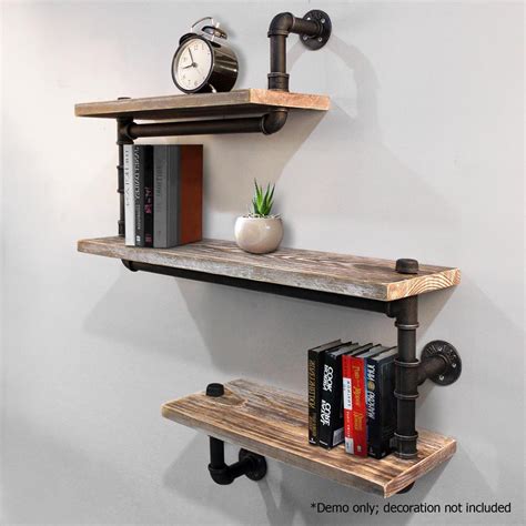 You can use them for many things like. Rustic Industrial DIY Floating Pipe Shelf - 85x25x111cm ...