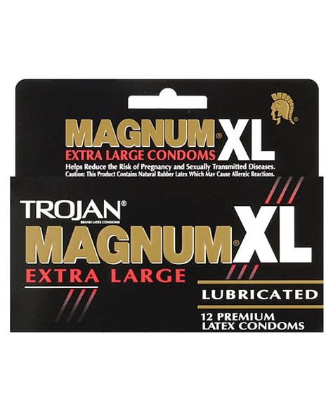Trojan Magnum Xl Lubricated Condom Box 12