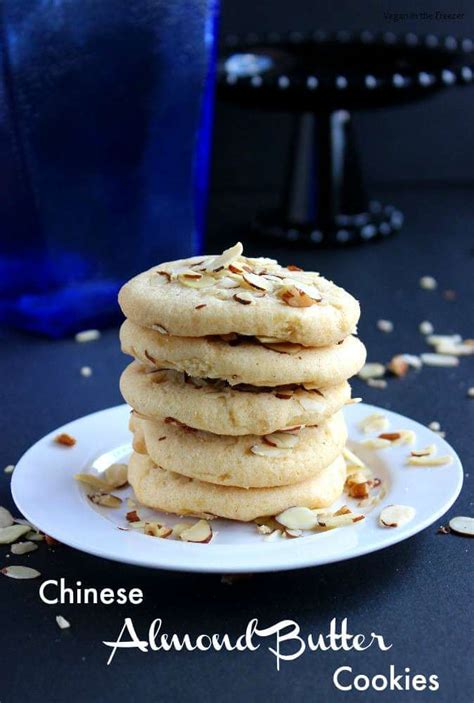 Chinese Almond Butter Cookies Recipe Vegan In Freezer
