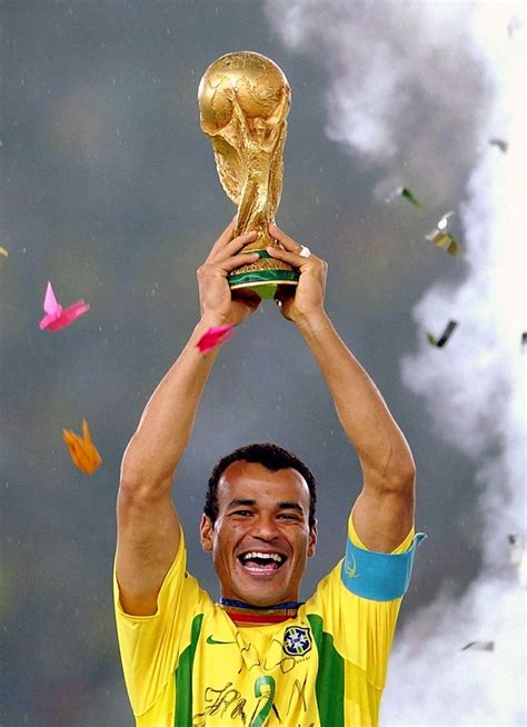 cafu celebrates brazil s 2002 world cup triumph get your free download of the sportsquest