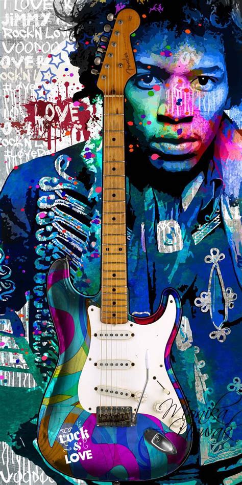 Hendrix Jimi Hendrix Art Pop Art Images Music Art