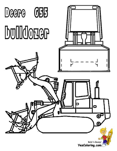 Free coloring pages to download and print. Digging Free Construction Coloring Pages | Excavator Coloring|