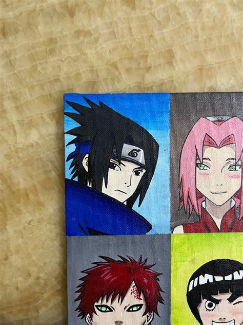 Acrylic On Canvas Sasukeuchiha Sasuke Acrylicpainting Browser